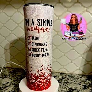 Custom Tumblers can be customized for you.